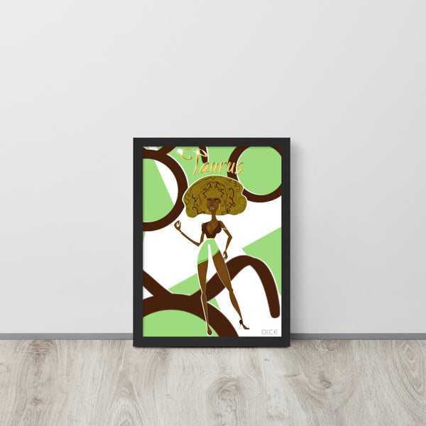 Tori the Taurus Framed Poster