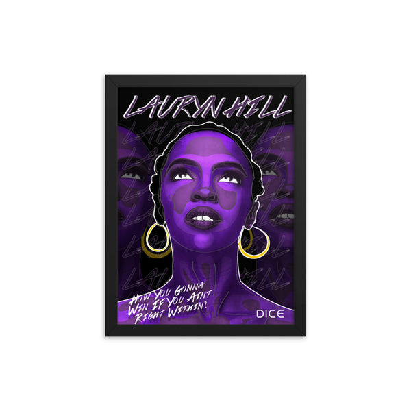 Lauryn Hill Framed poster