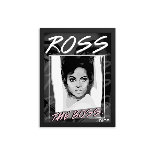 Ross the Boss Framed poster
