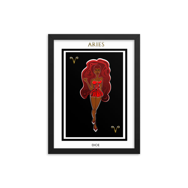 Aries doll Framed poster