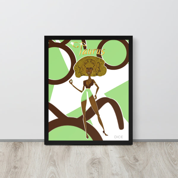 Tori the Taurus Framed Poster