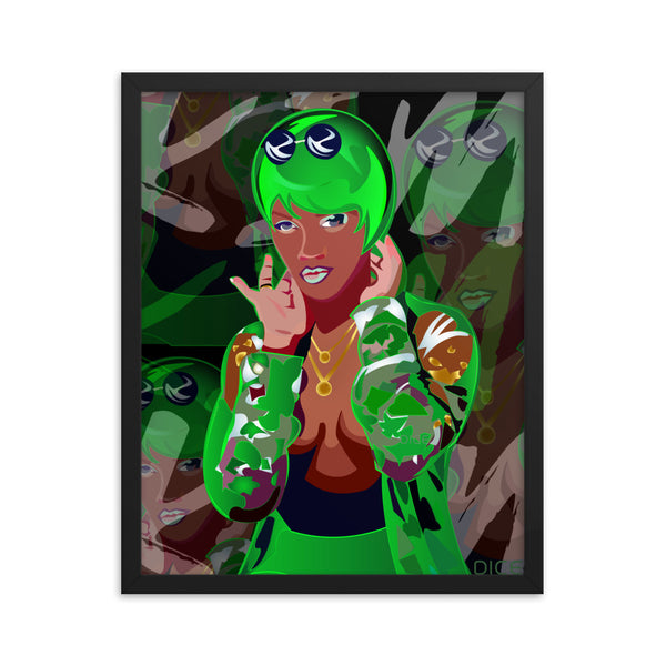 Lil Kim Framed poster