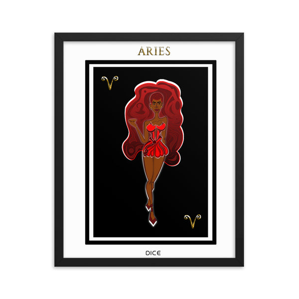 Aries doll Framed poster