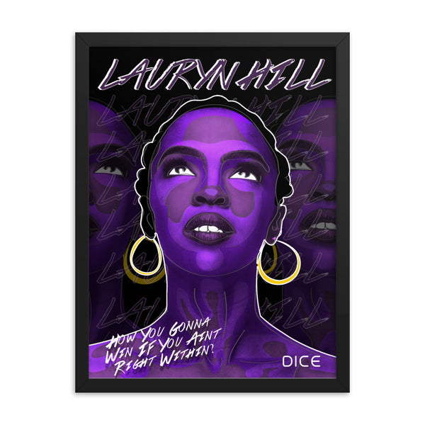 Lauryn Hill Framed poster