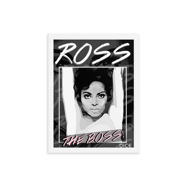 Ross the Boss Framed poster