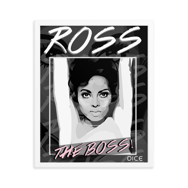 Ross the Boss Framed poster