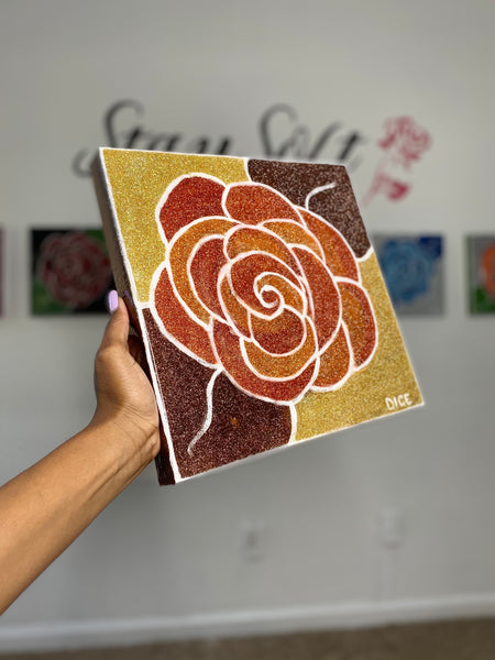Orange & Brown Stay Soft Rose
