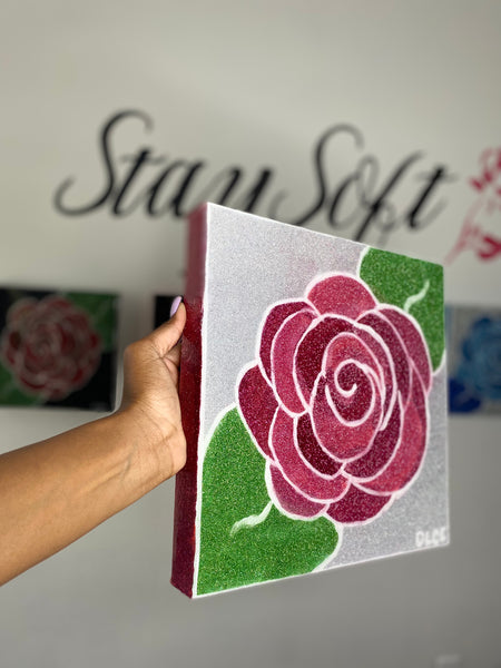 Pink & Green Stay Soft Rose