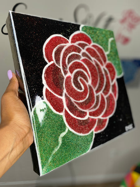 Red & Black Stay Soft Rose