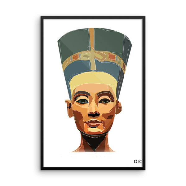Framed poster