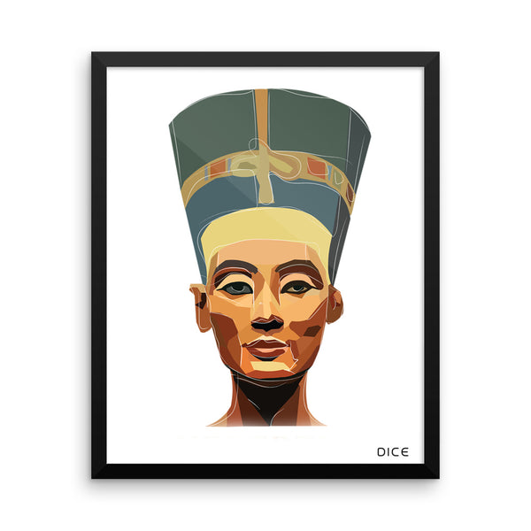 Framed poster