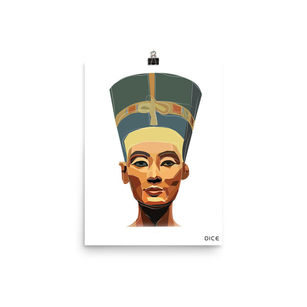 Nefertiti Poster (WHT)