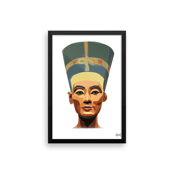 Framed poster