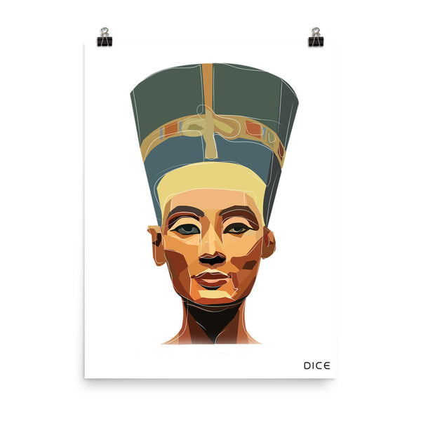 Nefertiti Poster (WHT)