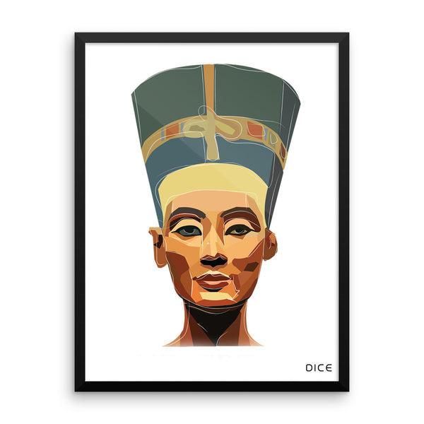 Framed poster