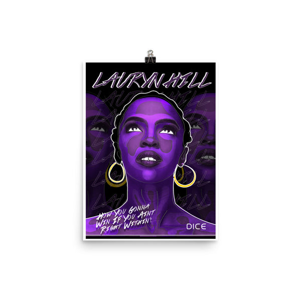 Lauryn Hill Photo paper poster