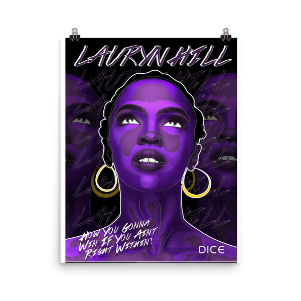 Lauryn Hill Photo paper poster