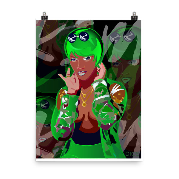 Lil Kim Photo paper poster