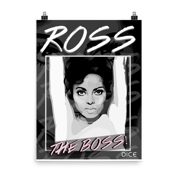 Ross the Boss Photo paper poster