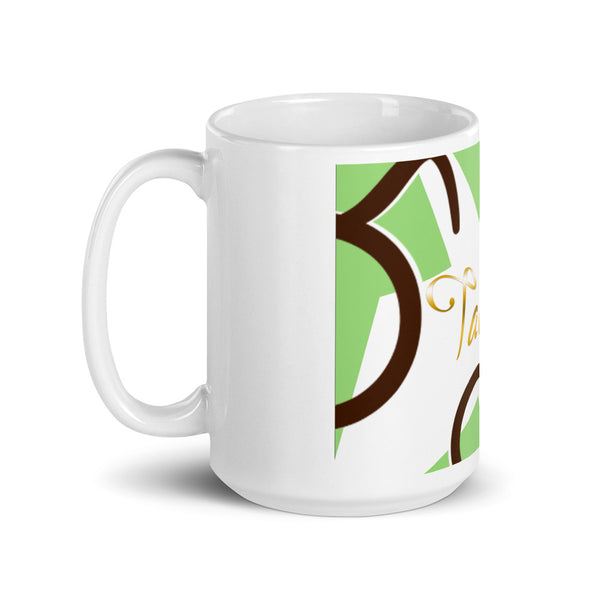 Tori The Taurus White glossy mug