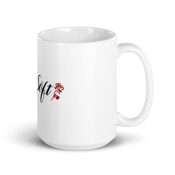 Stay Soft White glossy mug